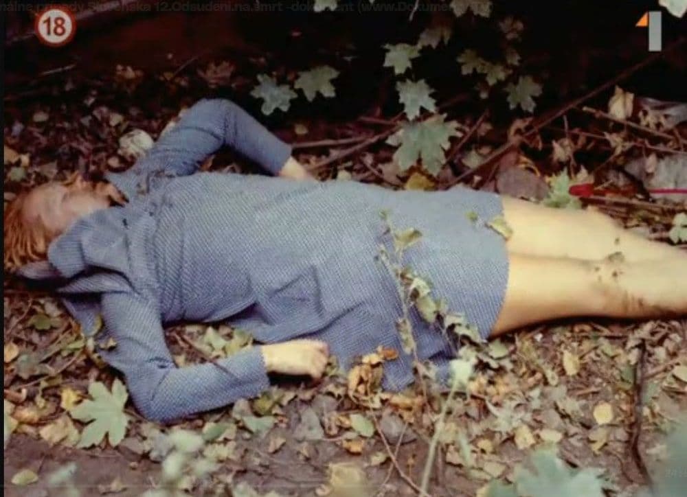 Mŕtvola Vlasty Matulíkovej, zdroj: Najväčšie kriminálne prípady Slovenska