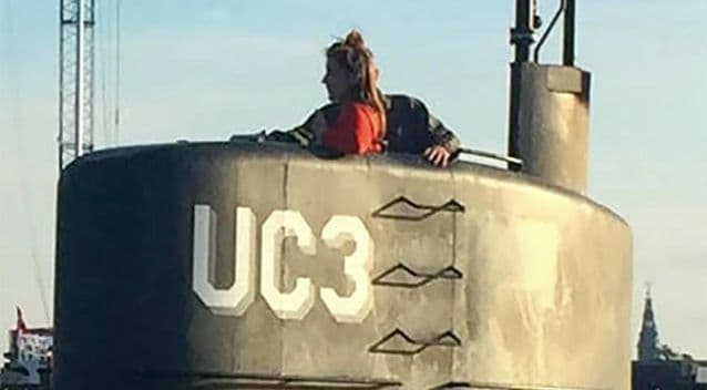 Kim Wall a Peter Madsen pri vstupe do ponorky UC3 Nautilus, zdroj: Reddit